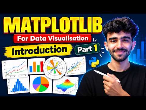 Matplotlib Full Course Part 1 | Introduction to Data Visualization in Python (Hindi)