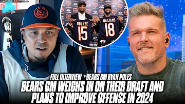 "I Think We've Addressed All Levels Of The Offense With Our Roster" -Bears GM | Pat McAfee Reacts