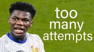 Tchouaméni keeps trying insane passing techniques...