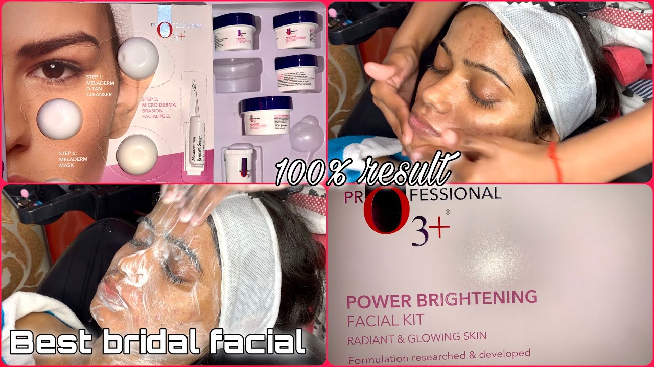 Professional o3+ power brightening facial kit for bridal radiant and glowing skin YouTube