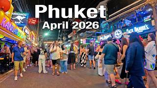 PATONG BEACH Phuket April 2026 at NIGHT - Bangla Road