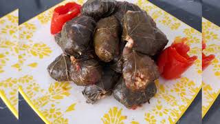 Baklalı Yaprak Dolması|Amasya Yöresi|