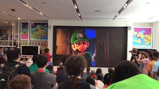 Nintendo E3 Direct New York Store up stairs reaction