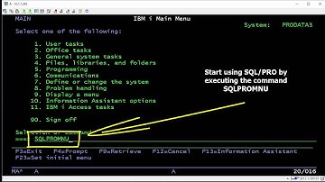SQL/PRO - Getting Started
