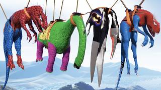 Indominus Rex & Scorpios Rex Turn the Park Into Chaos  Brachiosaurus and Quetzalcoatlus | Jurassic 2