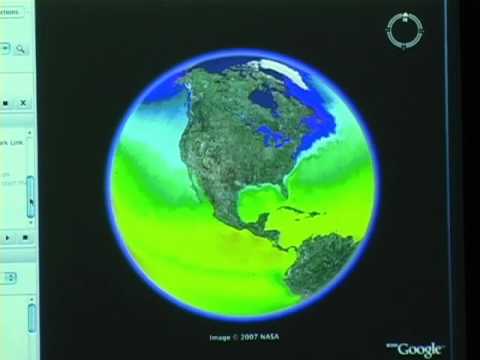 Using Google Earth for Near Real Time Natural Hazard Monitoring