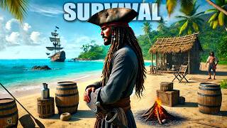 Repairing The Big Ship in This Pirate Survival Game... screenshot 4