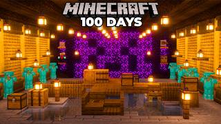 I Survived 100 Days in a CAVE ONLY WORLD in Minecraft
