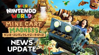 Donkey Kong Roller Coaster Details Revealed for Super Nintendo World
