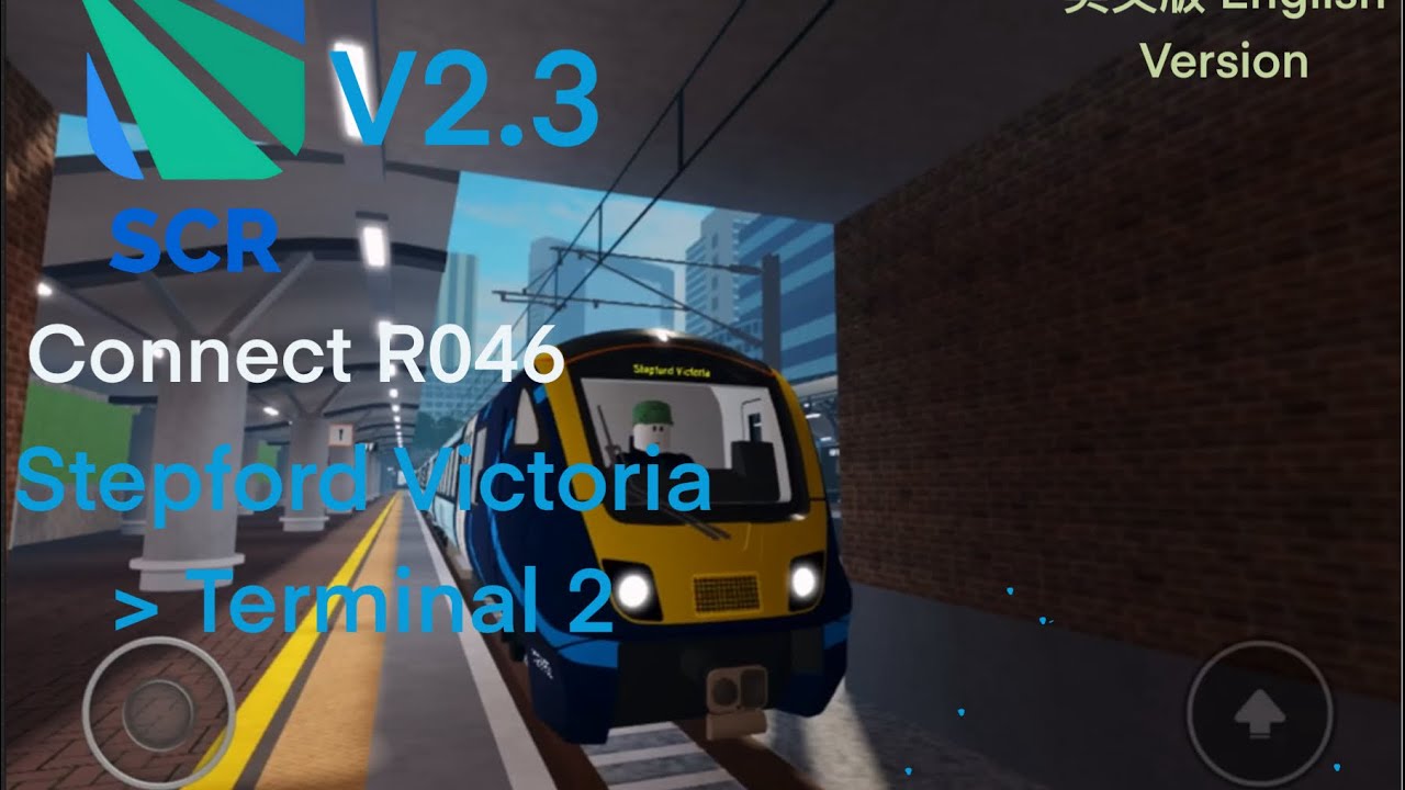 （英文版 English Version) SCR Connect R046 Stepford Victoria to Terminal 2 Timelapse
