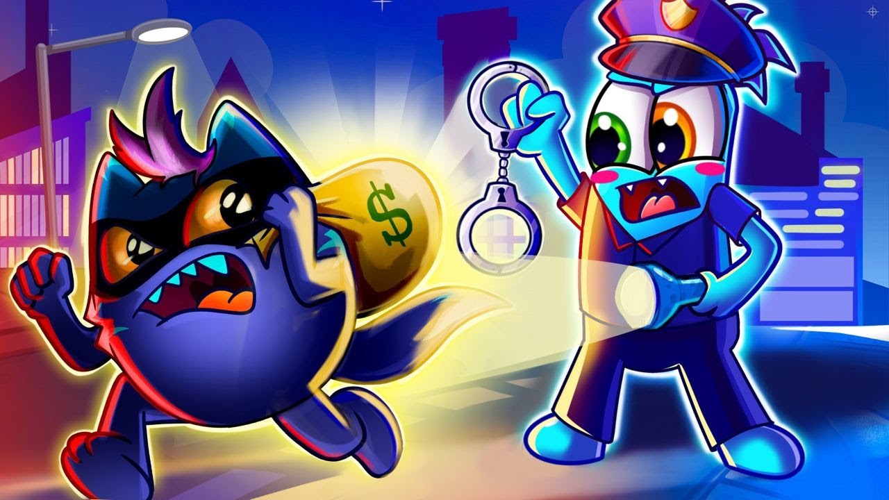 Police Officer Song: Fun and Educational Kids Songs by Fluffy Friends 🚓🎶