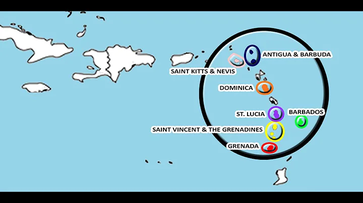 West Indies/Caribbean, Small Islands - Rap the Map to learn the countries & capitals