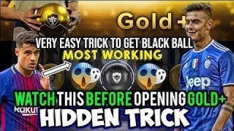 How To Get Black Ball From Gold+ Special Agent Pack | PES 2018 | 18C TRICK | WORKING