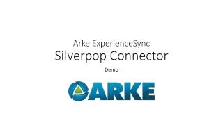 The Arke ExperienceSync Module - A Silverpop and Sitecore Connector screenshot 3