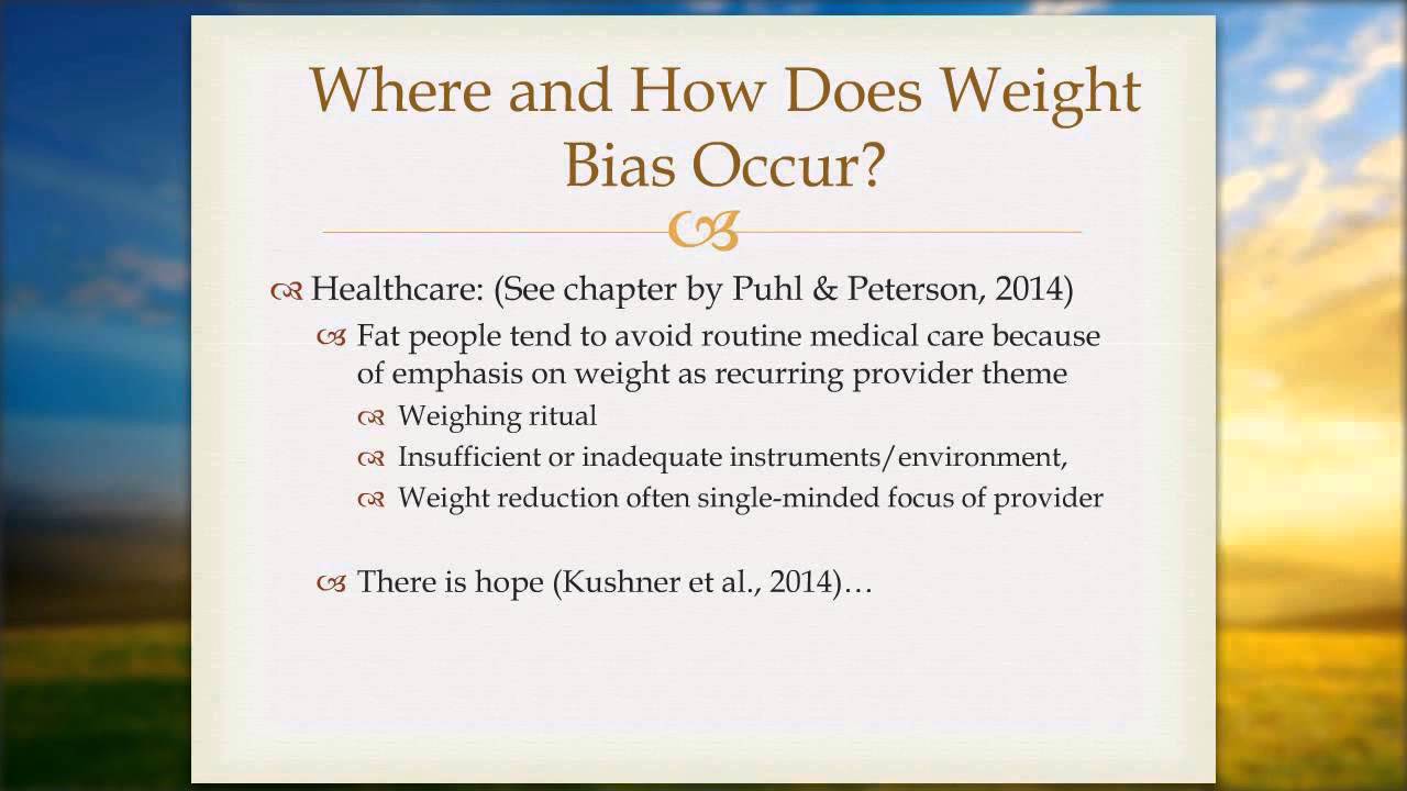 Examples Of Weight Bias In Healthcare Examples Of Weight Bias In Healthcare
