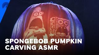 Asmr Pumpkin Carving Spongebob Patrick Satisfying Slicing Sounds No Talking Paramount