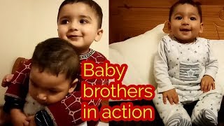 Baby brothers in action | Rayan's Family Review