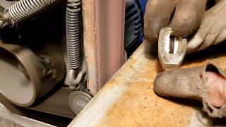 Охотничий нож №70 из K390 bohler, как сделать больстер/knife bolster manufactiring Охотничий нож №70 из K390 bohler, как сделать больстер/knife bolster manufactiring
