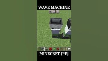 HOW TO MAKE WAVE MACHINE || MINECRAFT [PE] ||