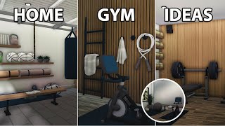 REALISTIC BLOXBURG HOME GYM IDEAS | TUTORIAL AND IDEAS