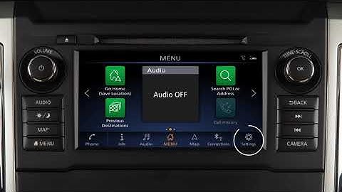 Control Panel & Touch Screen Overview 2019 Nissan Titan