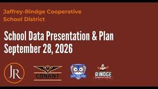 School Data Presentation and Plan