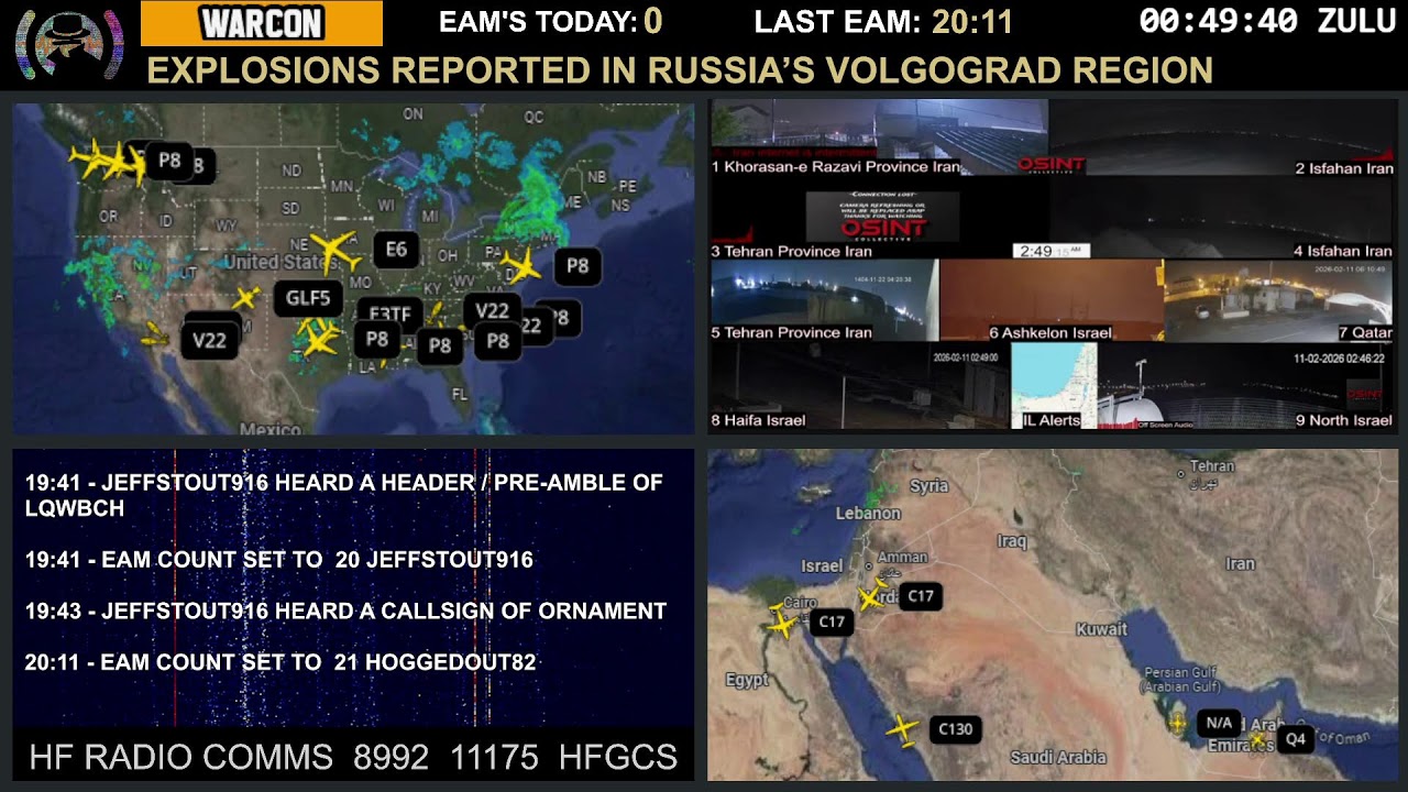 War Watch Intel | Military Radio - Flights  Breaking News - LIVE INTEL 24/7