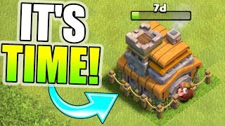 SHOULD I UPGRADE TO TOWN HALL....OR NOT!? - Clash Of Clans - YOU DECIDE!