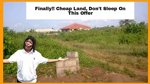 STOP DRINKING BEER AND BUY LAND FOR N6MILLION IN ABRAKA