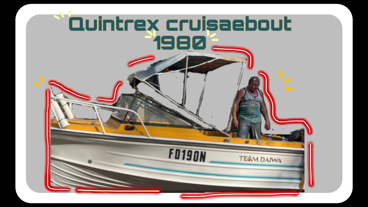 Quintrex 1980 cruisesabout full restoration￼