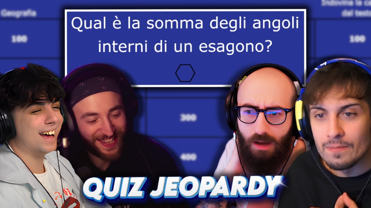 SFIDA a SQUADRE su JEOPARDY 😁 BLUR e MARZA vs MANNUXO e PESH