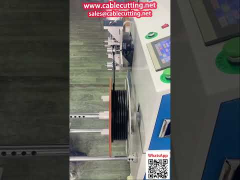 All-in-One Automatic Counting, Aligning, Winding, and Cutting Machine for Power Cords