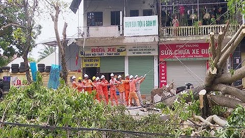 Ngành điện miền Bắc chủ động ứng phó, khắc phục lưới điện sau bão số 5