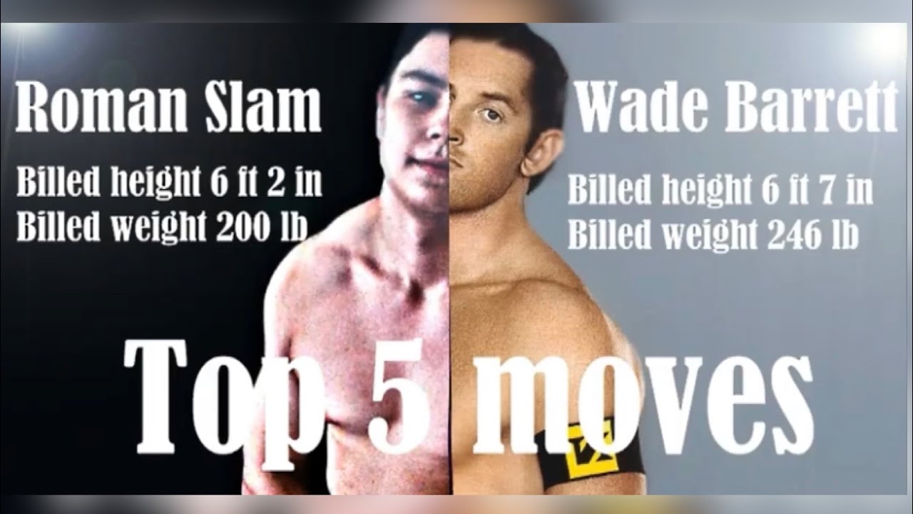 Top 5 moves Wade Barrett 