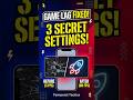 Phone Lag? 🚀 3 Secret Gaming Settings! (100% Fix) #Shorts