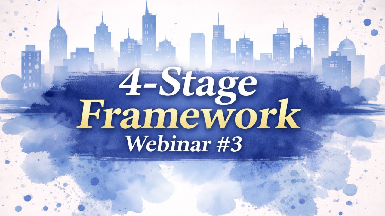 The 4-Stage Framework of a Real Estate Deal Explained