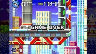 Sonic Advance 3 - Game Over (GBA)