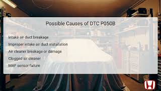 DTC P050B: Cold Start Ignition Timing Control System Performance Problem - Honda Accord 2012-2017