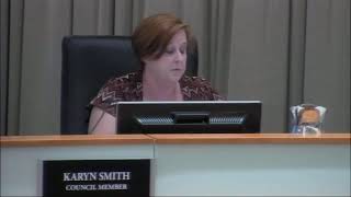 Full Town Council Meeting July 15, 2019 Update