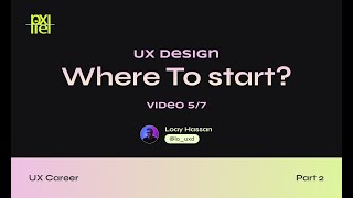 (Video 5/7 - Find your mentor) UX Design - Where to start? أين تبدأ في مجال تصميم خبرة المستخدم screenshot 4