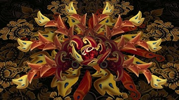 Ethnic Kaleidoscope Seamless loop Video | 4K Video | No Copyright Background Video