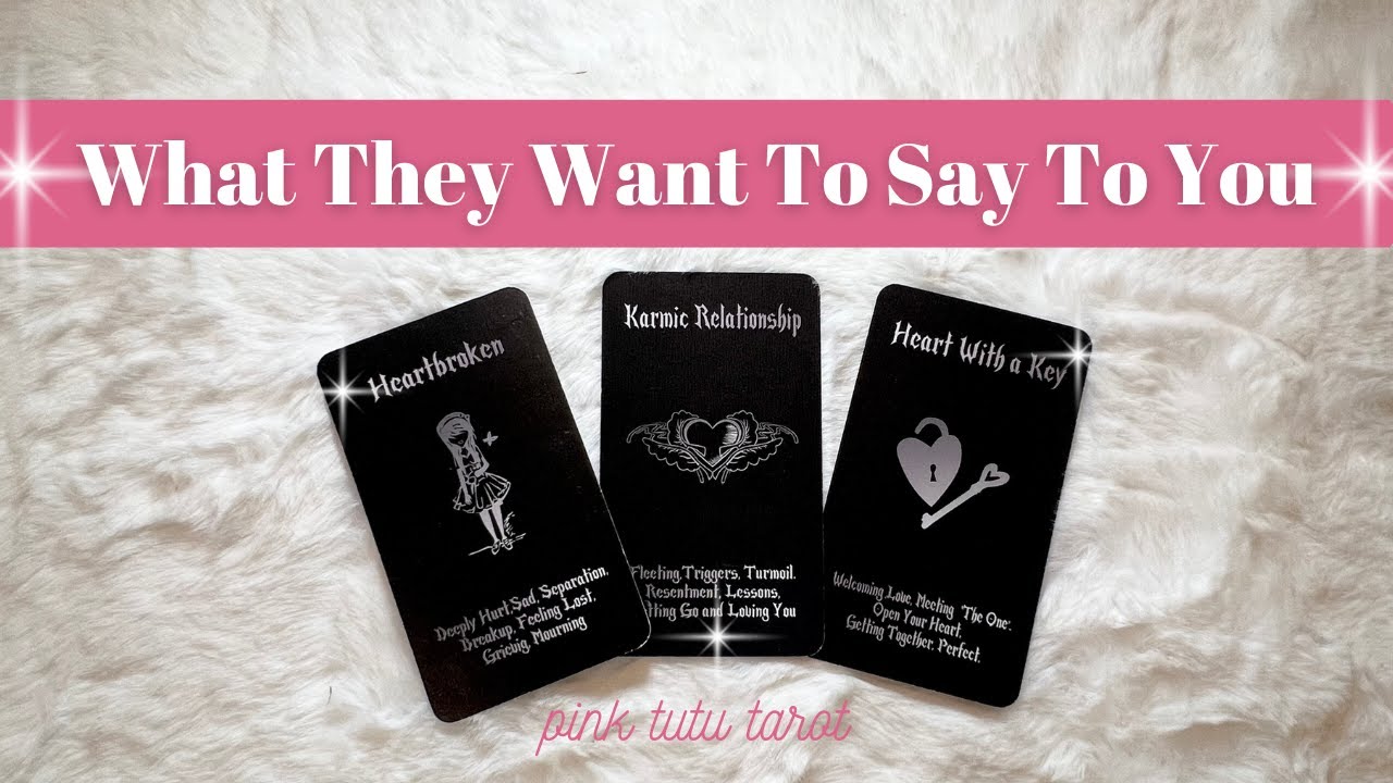 💗What They Wish They Could Say To You // pick-a-card tarot reading