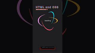 css loader, html css tutorial for beginners, html css full course, html for #coding #css #python #