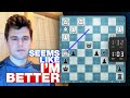 "They Don't Even Teach You About This In GRANDMASTER SCHOOL" Magnus Carlsen vs FM in Banter Blitz