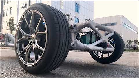 Generative design Metal Printed PIX Autonomous Chassis