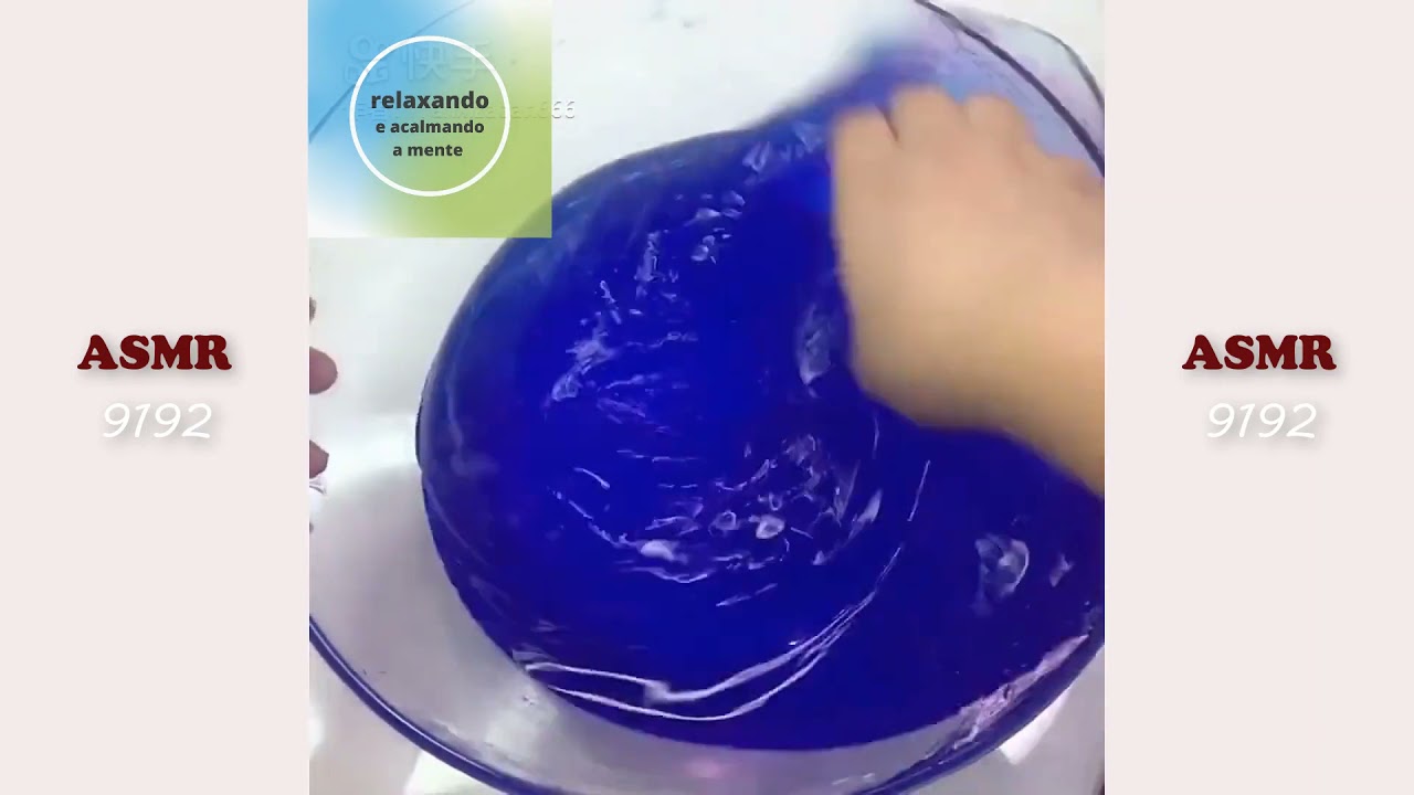 asmr apertando slime 