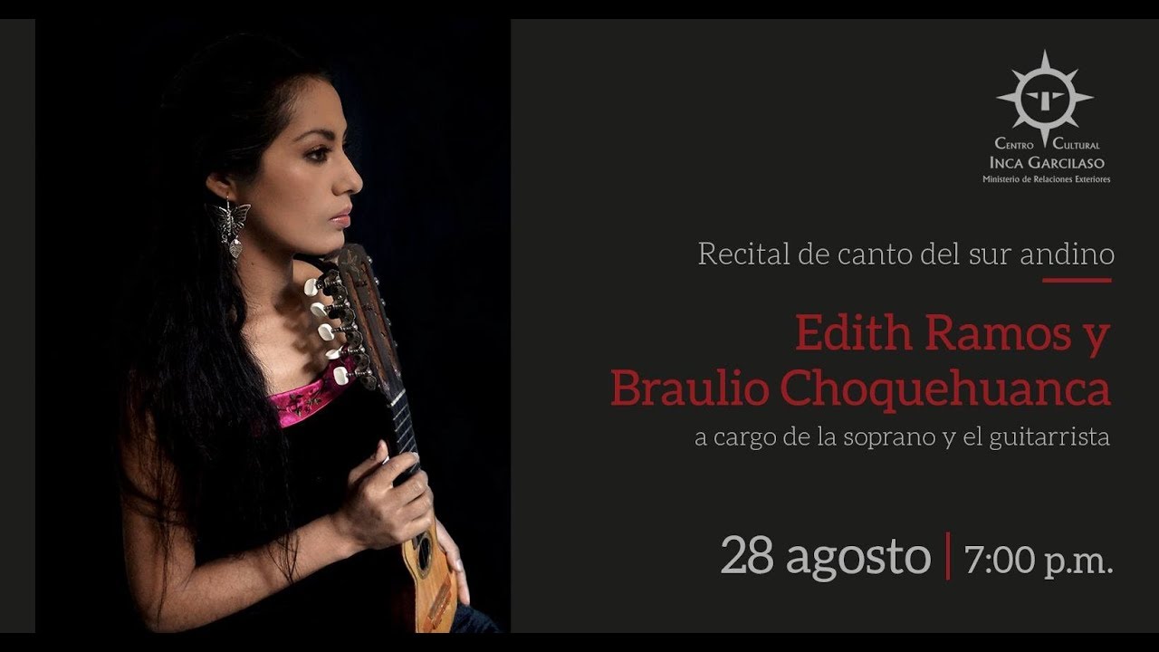 RECITAL DE CANTO DEL SUR ANDINO  Edith Ramos y Braulio Choquehuanca