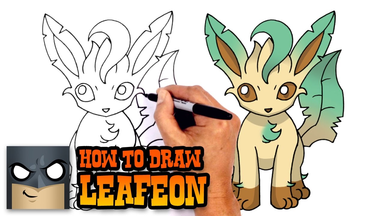 How To Draw Leafeon