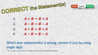 Correct the Statements | Genius Mathematical Minds