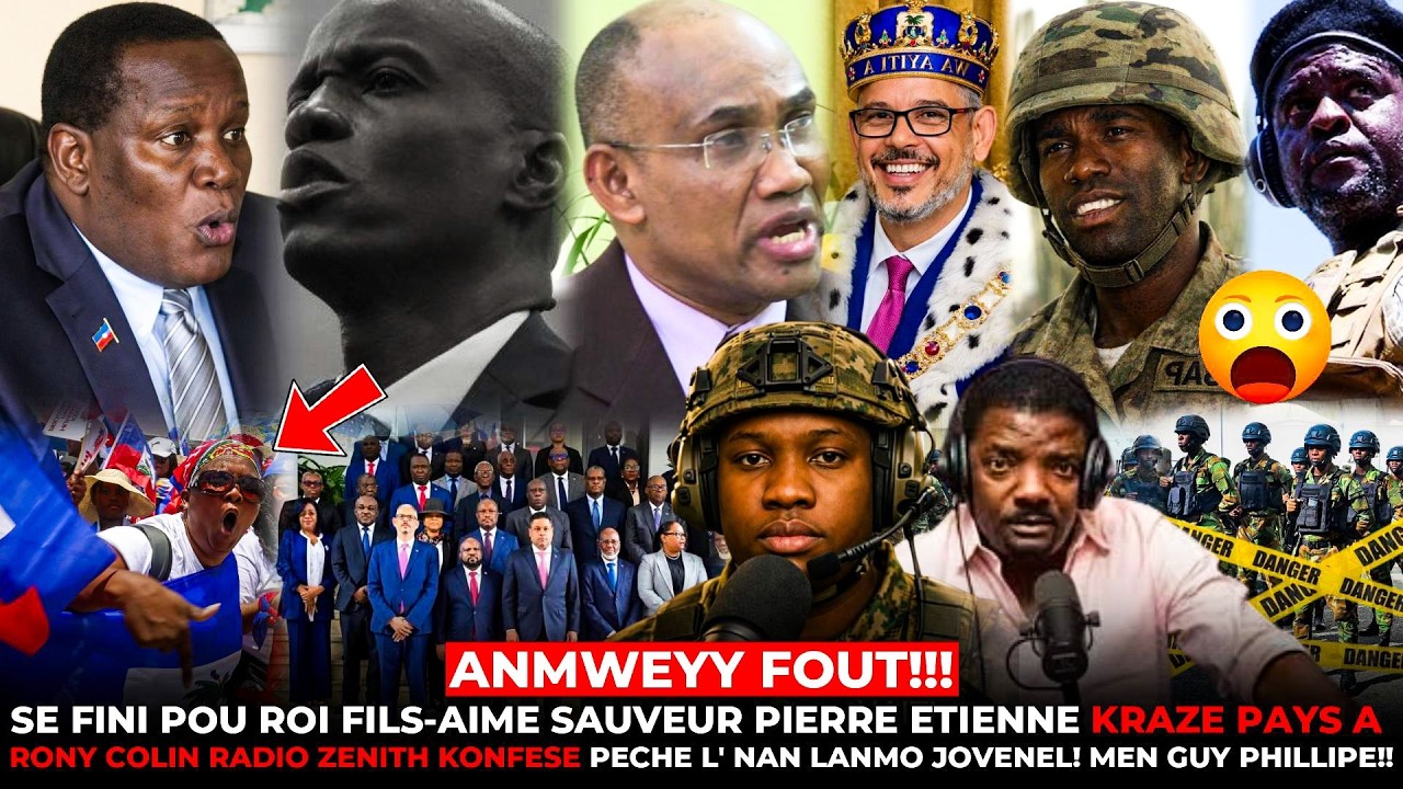 Anmweyy Fout: Sauveur Pierre Etienne Kraze Pays ak Revelasyon Sa Roi Fils-Aime Antrave! Rony Colin?!